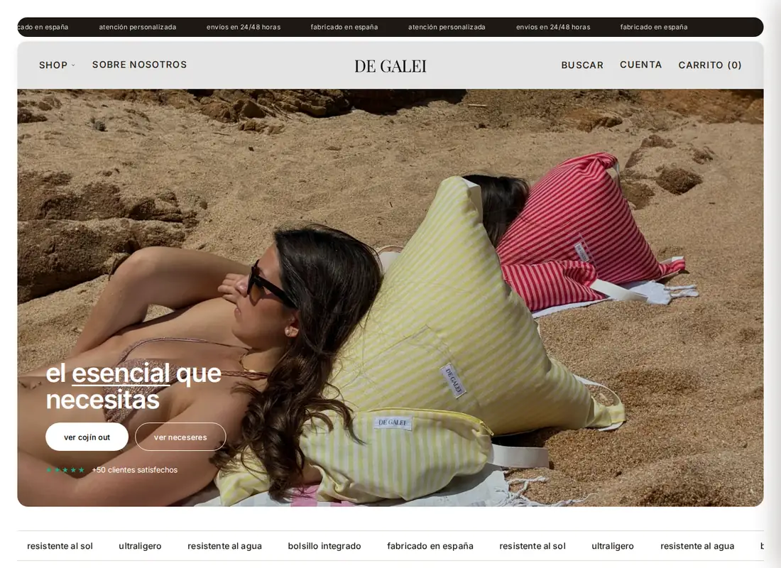 Portada de degalei.com
