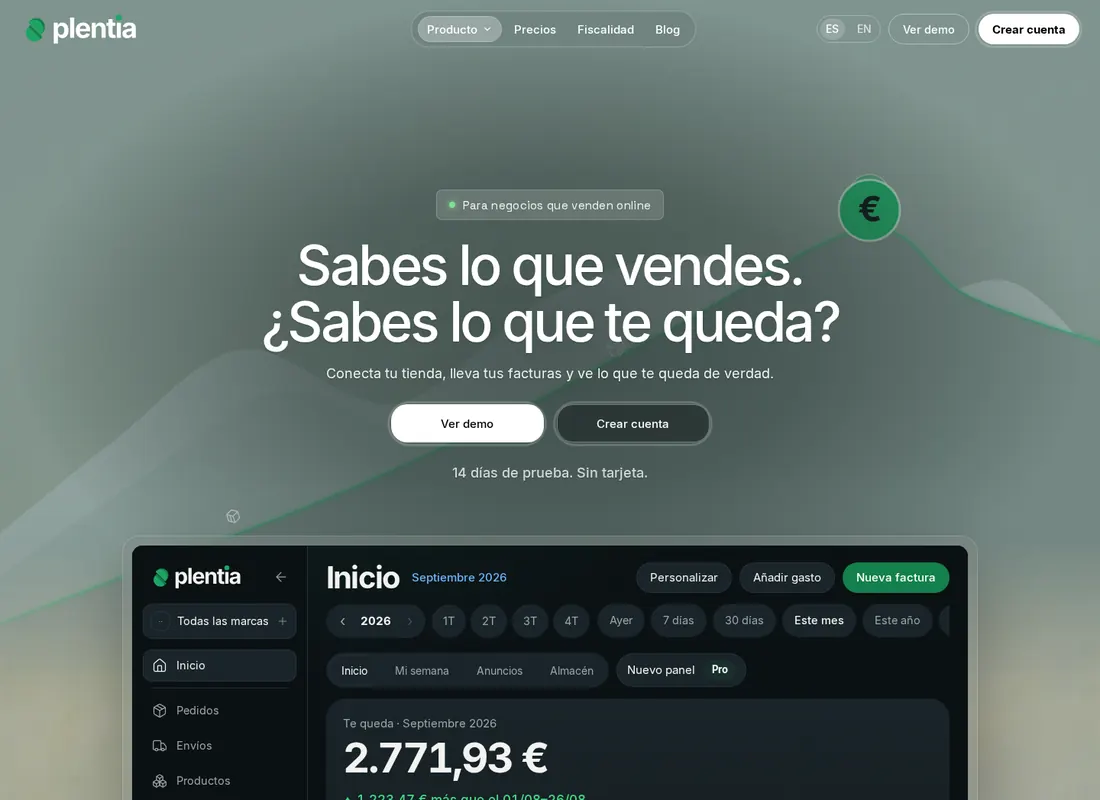 Portada de plentia.app
